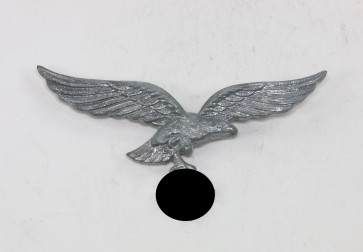 Luftwaffe, Mützenadler für die Schirmmütze, Hst. FLL (Friedrich Linden, Lüdenscheid) - Militaria-Berlin