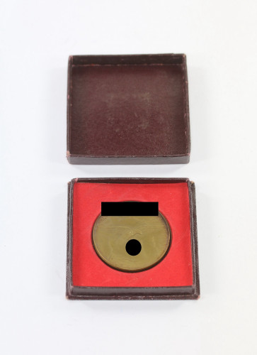 Luftwaffe, Medaille Für treue Dienste im Bereich des Feldluftgaukommandos Westfrankreich, im Etui (!) - Militaria-Berlin