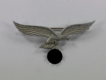  Luftwaffe, Metallbrustadler für die Sommeruniform der Offiziere - Militaria-Berlin