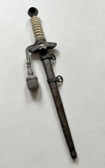 Luftwaffen Offiziersdolch, Hst. WMW Waffen, mit Portepee - Militaria-Berlin