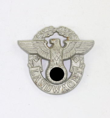 Mützenabzeichen Landwacht (Eisen) - Militaria-Berlin
