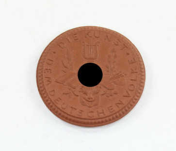 Manufaktur Meißen, Plakette "Meissen 1933 - Die Kunst dem deutschen Volk" - Militaria-Berlin
