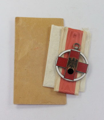  Medaille des Deutschen Roten Kreuzes 1937, Für Verdienste um das Deutsche Rote Kreuz, in Verleihungstüte - Militaria-Berlin