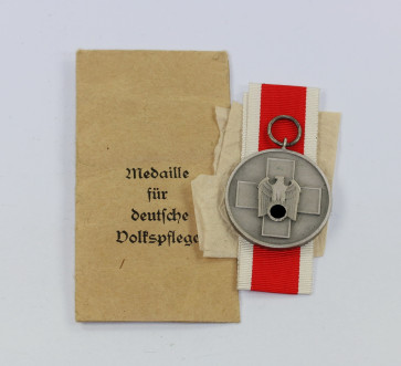 Medaille für Deutsche Volkspflege, in Verleihungstüte Hauptmünzamt Wien - Militaria-Berlin
