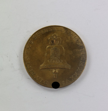 Medaille, Olympische Spiele Berlin 1936 - Zur Ehre des Vaterlandes - Zum Ruhme des Sports - Bayer. Hauptmünzamt - Militaria-Berlin