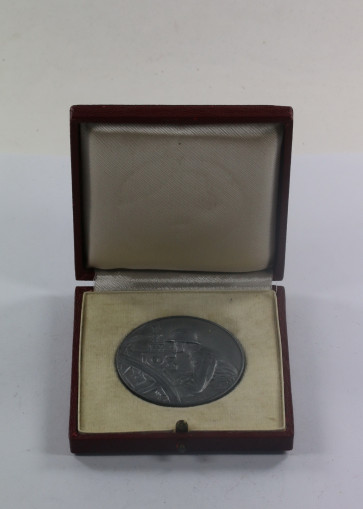Medaille Preisrichten 1936, Silber 2. Preis, Artillerie Regiment 51, im Etui - Militaria-Berlin