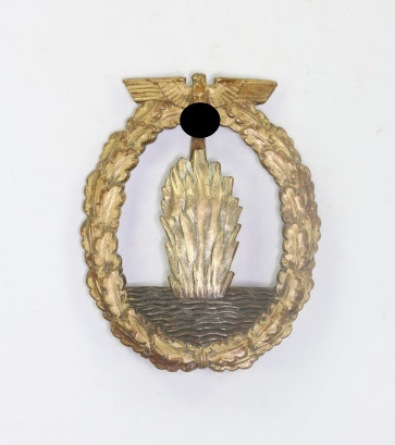 Minensucher Abzeichen, C.E. Juncker, Berlin (Buntmetall) - Militaria-Berlin