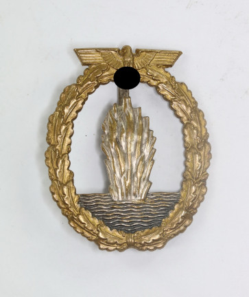 Minensucher Abzeichen, Hst. L/16 (Steinhauer & Lück, Lüdenscheid) - Militaria-Berlin