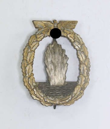 Minensucher Abzeichen, Hst. Schwerin Berlin (Zink) - Militaria-Berlin