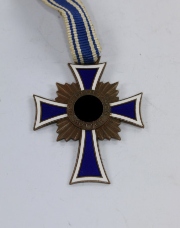 Mutterkreuz in Bronze, Der Deutschen Mutter - Militaria-Berlin