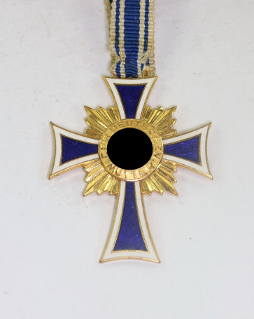  Mutterkreuz in Gold, Der Deutschen Mutter - Militaria-Berlin