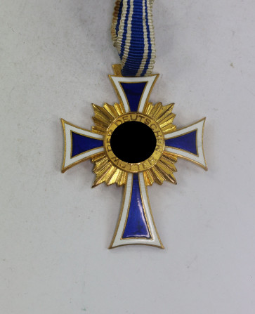  Mutterkreuz in Gold, "Der Deutschen Mutter" - Militaria-Berlin