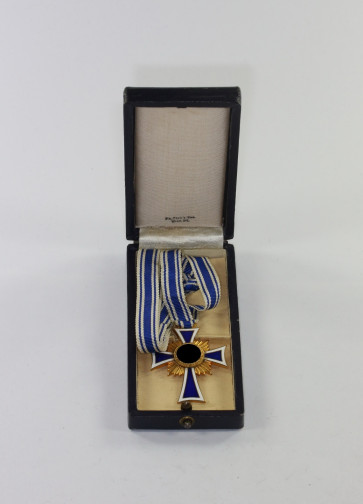 Mutterkreuz in Gold, im Etui, Ph. Türks Wwe. Wien XVI - Militaria-Berlin