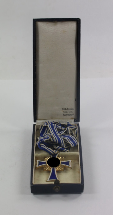 Mutterkreuz in Gold, im Etui Wilh. Deumer Kom.-Ges. Lüdenscheid - Militaria-Berlin