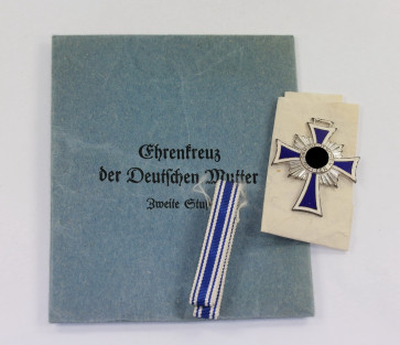 Mutterkreuz in Silber, in Verleihunsgtüte, Hammer & Söhne - Militaria-Berlin
