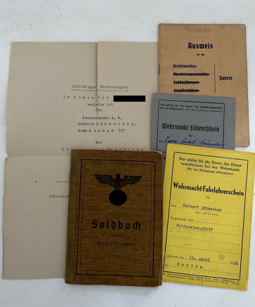 Nachlass Kraftfahrer (Nahkampfspange) - Militaria-Berlin