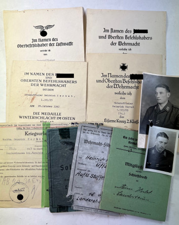 Nachlass Luftwaffen Flak, Heinrich Herbst - Militaria-Berlin