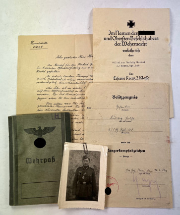 Nachlass Schützen Reg. 108, Ludwig Herbst - Militaria-Berlin