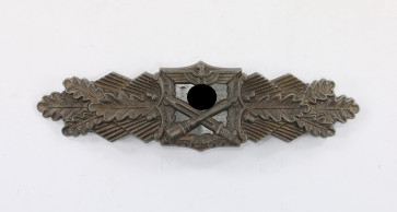 Nahkampfspange in Bronze, Hst. JFS, 1. Modell - Militaria-Berlin