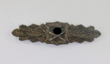  Nahkampfspange in Bronze, Hst. FLL (1. Modell) - Militaria-Berlin