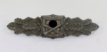 Nahkampfspange in Bronze, Hst. FLL (1. Modell) Friedrich Linden, Lüdenscheid - Militaria-Berlin