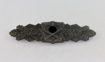 Nahkampfspange in Bronze, Hst. FLL (1. Modell) Friedrich Linden, Lüdenscheid - Militaria-Berlin