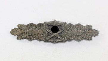Nahkampfspange in Bronze, Hst. JFS 1. Modell (Josef Feix & Söhne, Gablonz) - Militaria-Berlin
