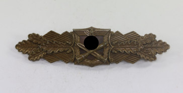 Nahkampfspange in Bronze, Steinhauer & Lück, Lüdenscheid - Militaria-Berlin