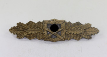Nahkampfspange in Bronze Steinhauer & Lück, Lüdenscheid - Militaria-Berlin