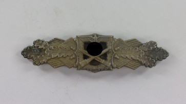  Nahkampfspange in Silber, Hst. FLL (Friedrich Linden, Lüdenscheid), 1. Modell - Militaria-Berlin