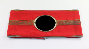Nationalsozialistische Deutsche Arbeiterpartei (NSDAP), Armbinde Ortsgruppenleiter - Militaria-Berlin
