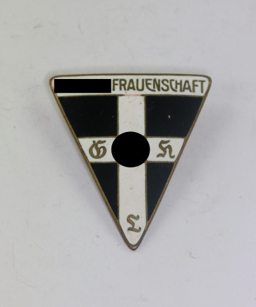  Nationalsozialistische Frauenschaft (NSF) Mitgliedsabzeichen (groß), Hst. RZM 39 - Militaria-Berlin