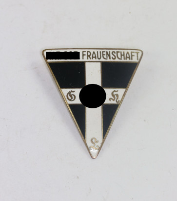  Nationalsozialistische Frauenschaft (NSF) Mitgliedsabzeichen (groß), Hst. Steinhauer & Lück, Lüdenscheid - Militaria-Berlin