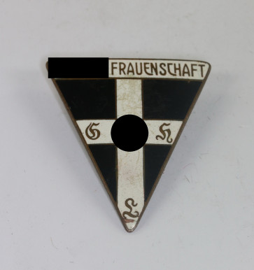 Nationalsozialistische Frauenschaft (NSF) Mitgliedsabzeichen (groß), Hst. Steinhauer & Lück, Lüdenscheid Ges. Gesch. - Militaria-Berlin