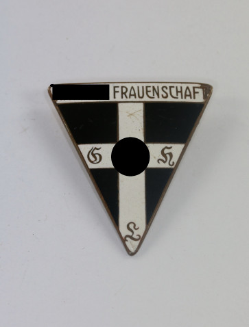  Nationalsozialistische Frauenschaft (NSF) Mitgliedsabzeichen, Hst. RZM 63 - Militaria-Berlin