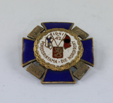 Nordfrontkreuz 1941 - 42, weißer Hintergrund - Militaria-Berlin