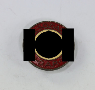 NSDAP-Parteiabzeichen, Hst. RZM M9/132, Knopfloch Dekoration - Militaria-Berlin