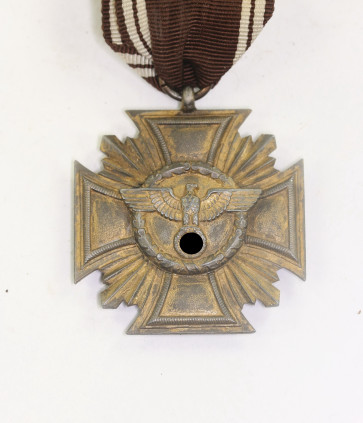  NSDAP Dienstauszeichnung in Bronze, massive Ausführung (Zink) - Militaria-Berlin