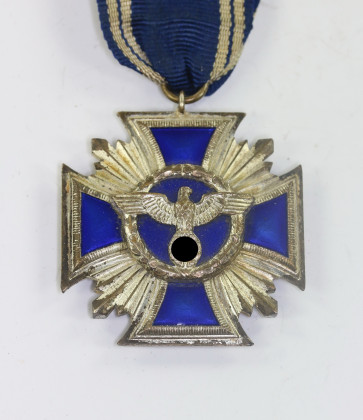 NSDAP Dienstauszeichnung in Silber (Massiv) - Treue für Führer und Volk - Militaria-Berlin