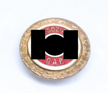 NSDAP Kleines Goldenes Parteiabzeichen, Knopfloch Ausführung (!) Verleihungsnummer 88084 - Militaria-Berlin
