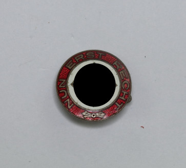  NSDAP, Nun Erst Recht Abzeichen (18 mm) - Militaria-Berlin