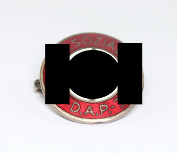 NSDAP Parteiabzeichen, Hst. RZM 52 (Deschler & Sohn, München) Variante (!) - Militaria-Berlin