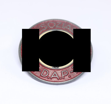 NSDAP Parteiabzeichen, Hst. RZM M1/103 (Carl Poellath, Schrobenhausen/Sachsen) - Militaria-Berlin