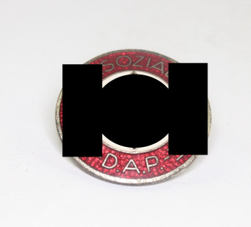 NSDAP Parteiabzeichen, Hst. RZM M1/128 (Eugen Schmidhaussler, Pforzheim) - Militaria-Berlin