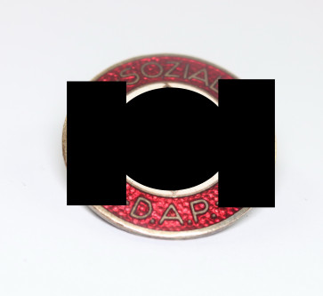 NSDAP Parteiabzeichen, Hst. RZM M1/15 (Ferdinand Hoffstätter, Bonn am Rhein) - Militaria-Berlin