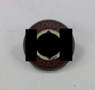 NSDAP Parteiabzeichen, Hst. RZM M1/93 Gotllieb Friedrick Keck & Sohn, Pforzheim - Militaria-Berlin