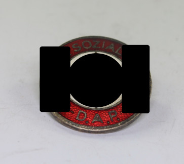 NSDAP Parteiabzeichen, Variante (!) RZM Ges. Gesch. - Militaria-Berlin