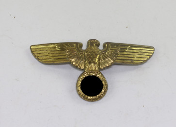 NSDAP, Schirmmützenadler für Politische Leiter, Hst. RZM M1/105 (Hermann Aurich, Dresden), Cupal (!) - Militaria-Berlin