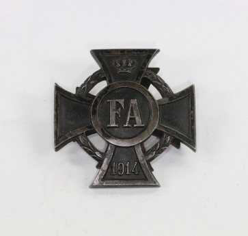 Oldenburg, Friedrich August Kreuz 1.Klasse 1914, an Scheibe und Mutter, Hst. P.M. - Militaria-Berlin