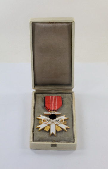 Olympia Ehrenzeichen 2. Klasse 1936, im Etui (Olympiade Berlin 1936) - Militaria-Berlin